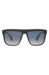 Toms Jett 58mm Shield Sunglasses In Multi