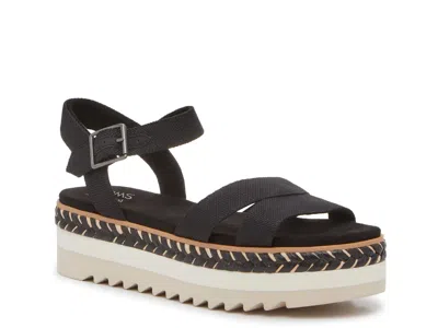 Toms Kai Platform Sandal In Black
