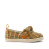 Toms Kid's Alpargata Bow Cozy Houndstooth Toddler Shoe In Multi