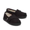 Toms Kid's Alpargata Canvas Toddler Shoe In Black