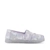 Toms Kid's Alpargata Classic Kids Shoe Misty Lilac Iridescent Unicorn In Multi