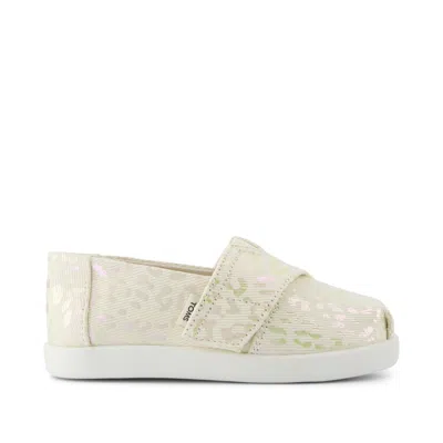 Toms Babies' Kid's Alpargata Classic Toddler Shoe Natural Iridescent Leopard In Multi