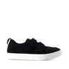 Toms Kid's Cruz Double Strap Heritage Canvas Kids Sneaker In Black