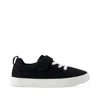 Toms Kid's Cruz Lace-up Heritage Canvas Kids Sneaker In Black