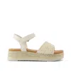 Toms Kid's Diana Kids Sandal Natural Moroccan Crochet In Animal Print