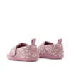 Toms Kid's Layette Alpargata Cosmic Pink Iridescent Leopard Toddler Crib Shoe In Multi