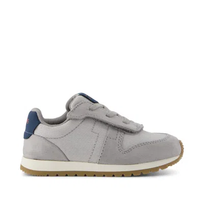 Toms Babies' Kid's Trvl Lite Retro Runner Toddler Sneaker Water Repellent Vintage Twill In Gray