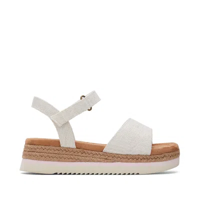 Toms Kid's Youth Diana Kids Shoe Sandal In White