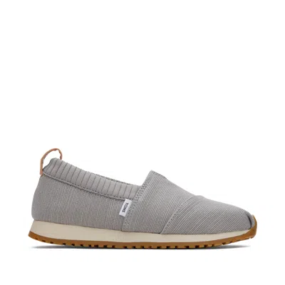Toms Kid's Youth Resident Drizzle Heritage Canvas Kids Sneaker In Gray