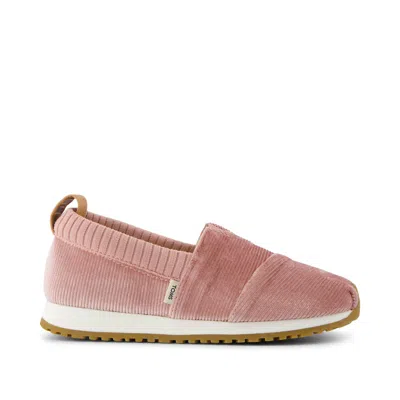Toms Kid's Youth Resident Vintage Corduroy Kids Sneaker In Pink