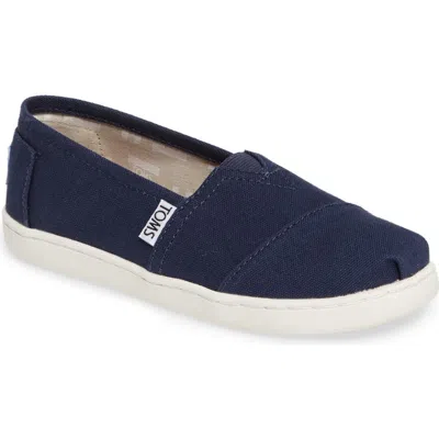 Toms Kids' Alpargata Slip-on In Blue