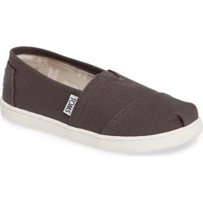 Toms Kids' Alpargata Slip-on In Gray