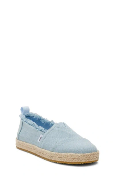 Toms Kids' Alpargata Slip-on In Light/ Pastel Blue