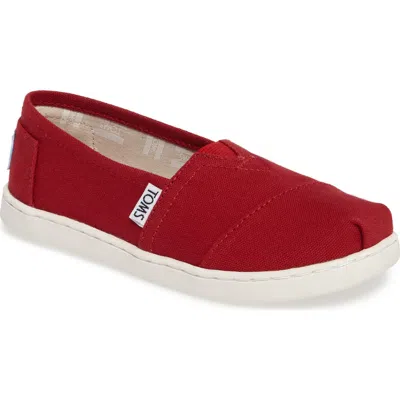 Toms Kids' Alpargata Slip-on In Red