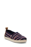 Toms Alpargata Boys Shoes Size: Junior 1, Colour: Navy In Navy