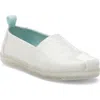 Toms Kids' Alpargata Slip-on Sneaker In White