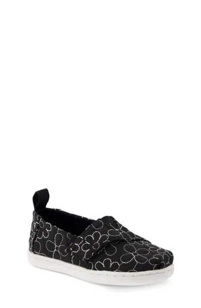 Toms Kids' Alpargata Slip-on Sneaker In Black