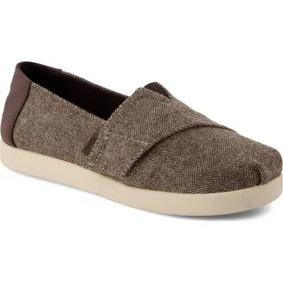 Toms Kids' Alpargata Sneaker In Brown