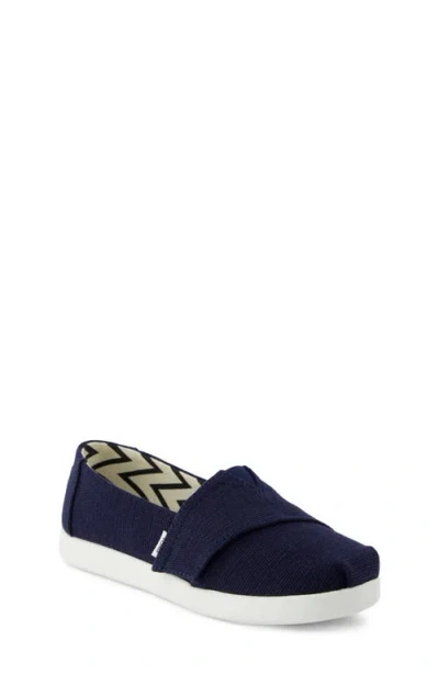 Toms Kids' Alpargata Sneaker In Navy
