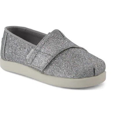 Toms Kids' Alpargata Sneaker In Silver