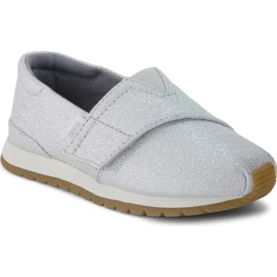 Toms Kids' Alpargata Sneaker In Silver