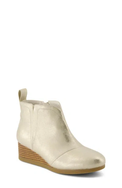 Toms Kids' Clare Wedge Bootie In Pink