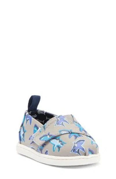 Toms Kids' Classic Alpargata Slip-on In Grey