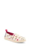 Toms Kids' Classic Alpargata Slip-on In Valentines Day Sloths