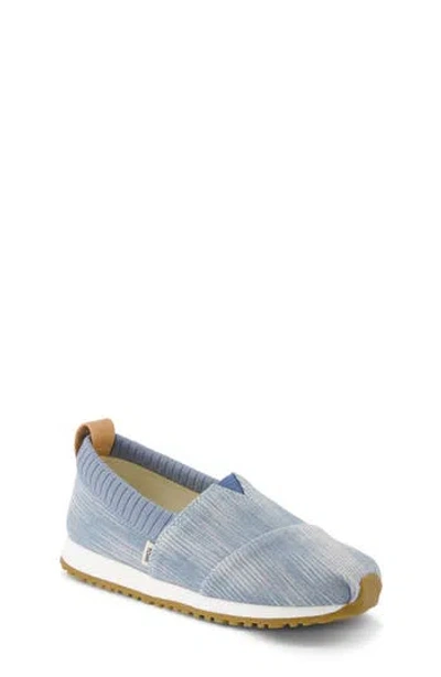 Toms Kids' Fenix Double Strap Sneaker In Blue