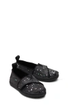 TOMS KIDS' GLITTER ALPARGATA SLIP-ON SNEAKER