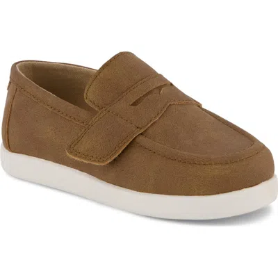 Toms Kids' Oliver Penny Loafer In Brown