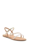 Toms Kira Braided Sandal In Gold Multi