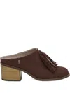 Toms Leila "brown" Block-heel Mules In Brown