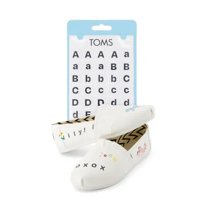 Toms Letters Shoe Tattoos 4 Pack In Black