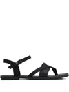 Toms Lexie "black" Flat Sandals In Black