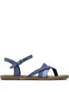 Toms Lexie "navy Denim Mix" Sandals In Blue
