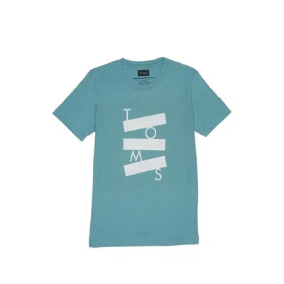 Toms Logo Short Sleeve Crew T-shirt In Blue
