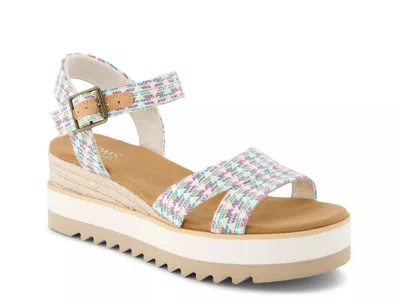 Toms Louisa Platform Sandal In Multi