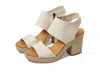 Toms Majorca Womens Open Toe Slingback Platform Sandals In Brown