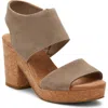 Toms Majorca Platform Sandal In Multi