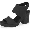 Toms Majorca Platform Sandal In Black/black