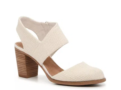Toms Majorca Pump In White