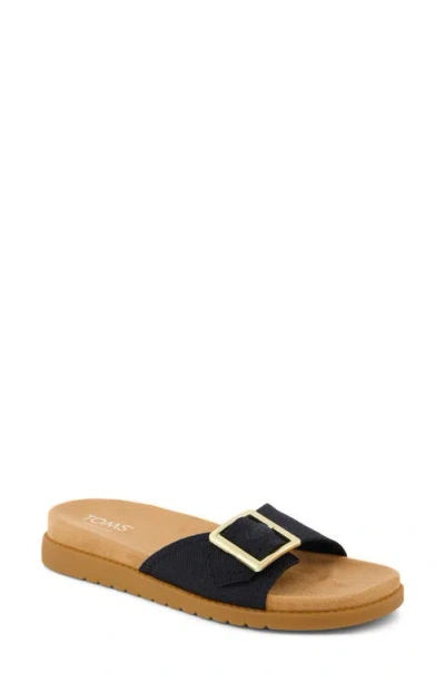 Toms Marin Slide Sandal In Black