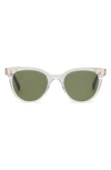 Toms Marlowe 50mm Round Sunglasses In Transparent