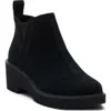 Toms Maude Faux Shearling Lined Bootie In Black
