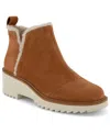 Toms Maude Faux Shearling Lined Bootie In Animal Print