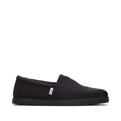 Toms Men's Alp Fwd All Recycled Cotton Canvas Slip On In Black