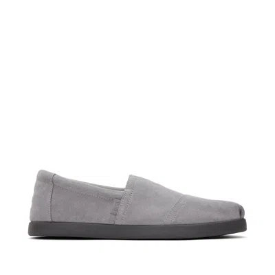 Toms Men's Alp Fwd Distressed Suede Slip On In Gray