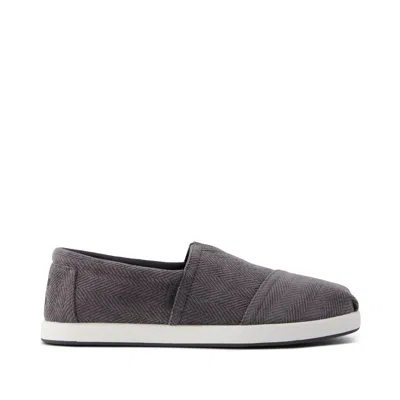 Toms Men's Alp Fwd Forged Iron Luxe Herringbone Slip On In Gray