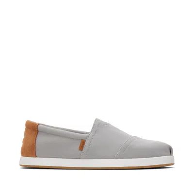 TOMS MEN'S ALP FWD GREY TWILL SLIP ON
